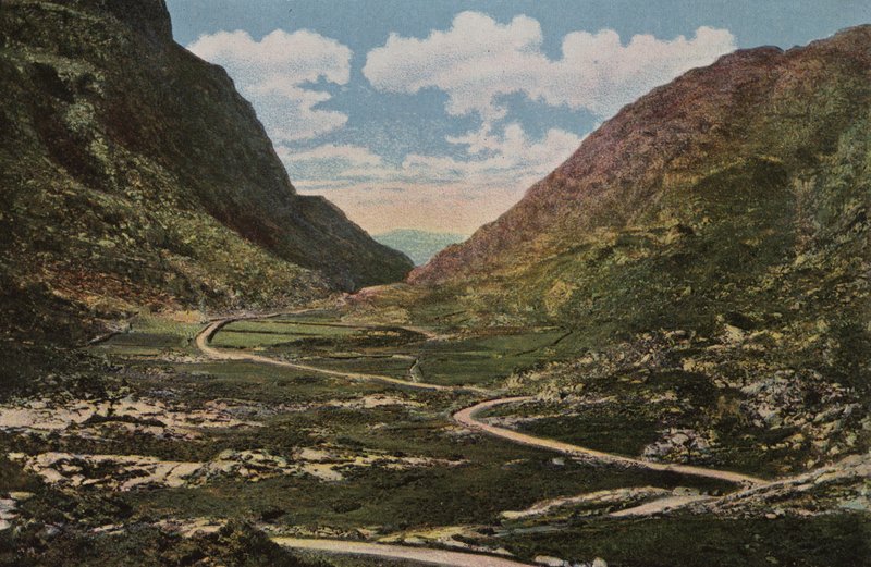 Irlanda do Sul: The Gap of Dunloe, Killarney (foto a cores) de Photographer Irish