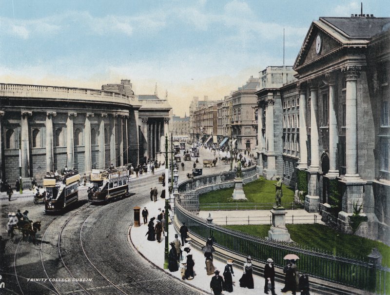 Trinity College, Dublin (foto a cores) de Photographer Irish