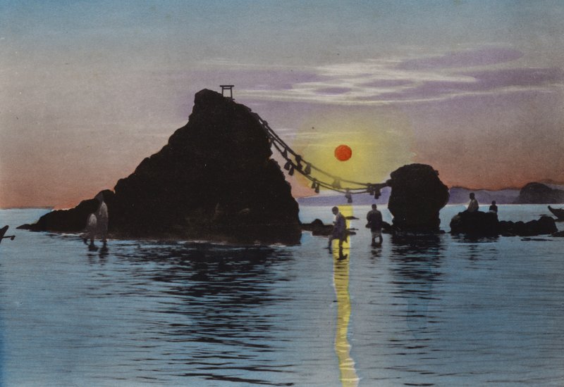 Japão, c.1912: Futamigaura, Ise (foto) de Photographer Japanese