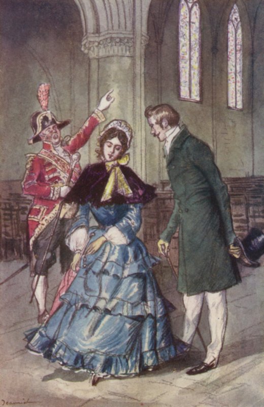O beadle chamou depois dele, "Monsieur O pináculo! O pináculo!" de Pierre Georges Jeanniot