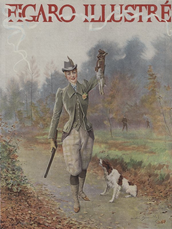 Capa do Le Figaro Illustre, novembro de 1891 de Pierre Andre after Brouillet
