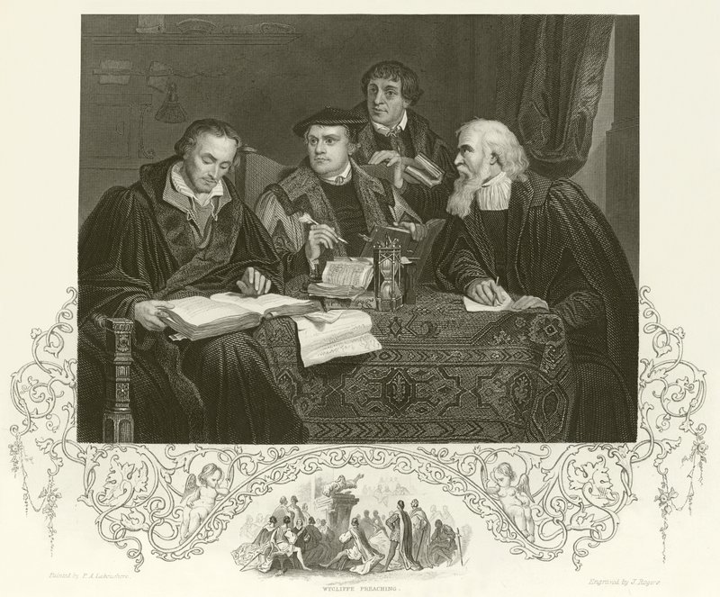 Luther, Melancthon, Pomeranus e Cruciger de Pierre Antoine Labouchere
