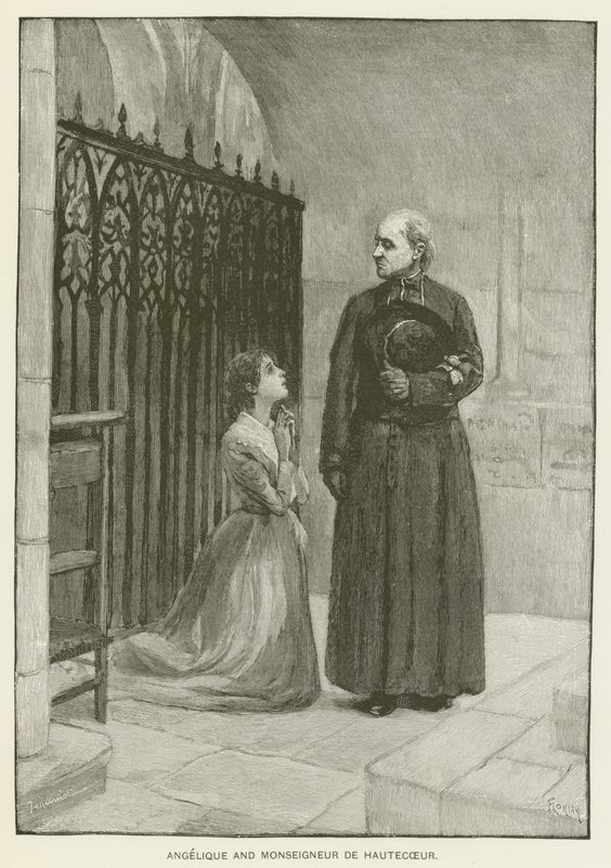 Angelique e Monseigneur de Hautecoeur de Pierre Georges Jeanniot