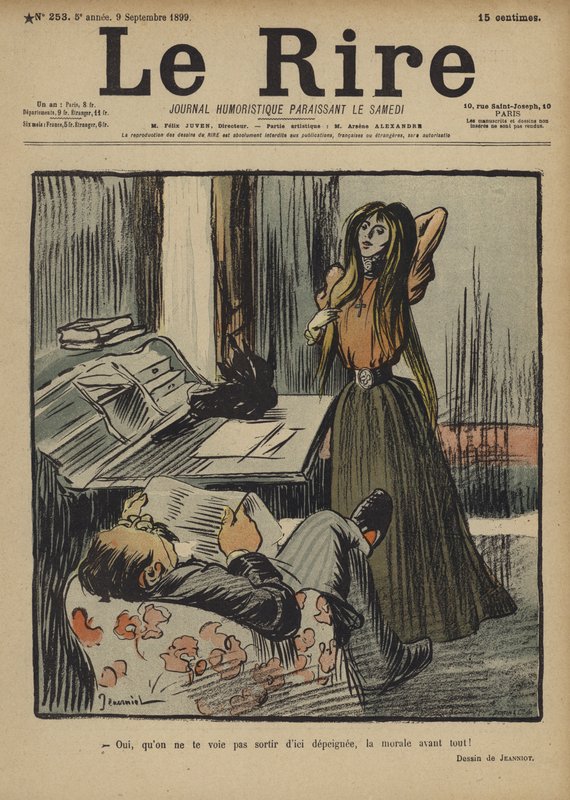 Ilustração para o riso de Pierre Georges Jeanniot