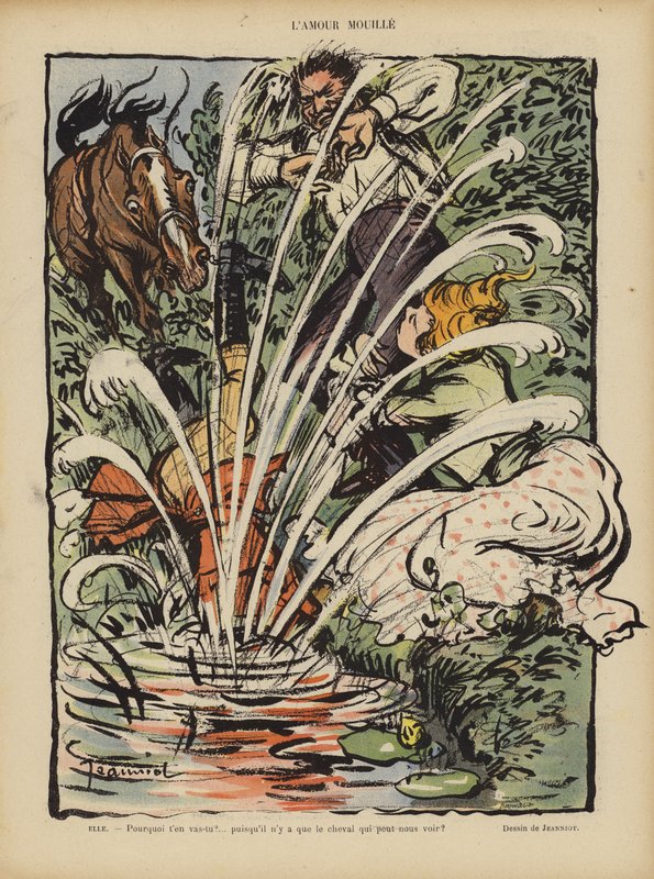 Ilustração para o riso de Pierre Georges Jeanniot