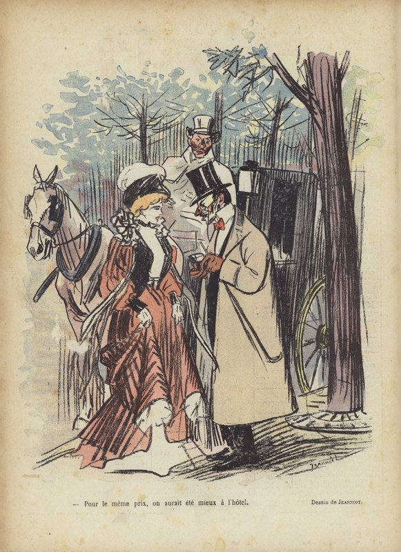 Ilustração para o riso de Pierre Georges Jeanniot