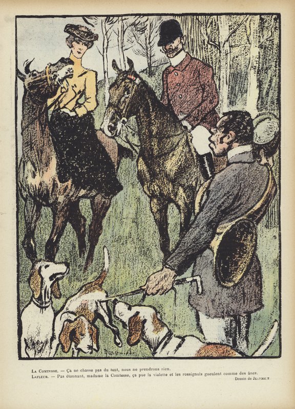 Ilustração para o riso de Pierre Georges Jeanniot