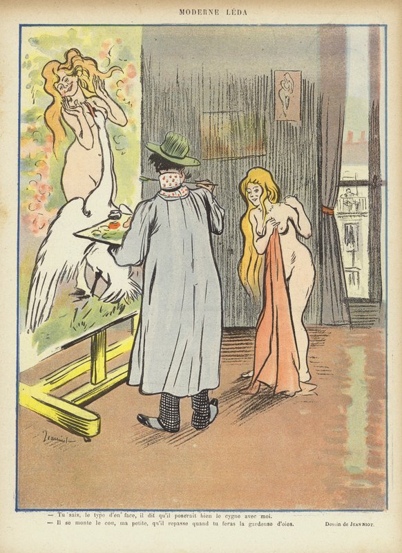 Ilustração para o riso de Pierre Georges Jeanniot