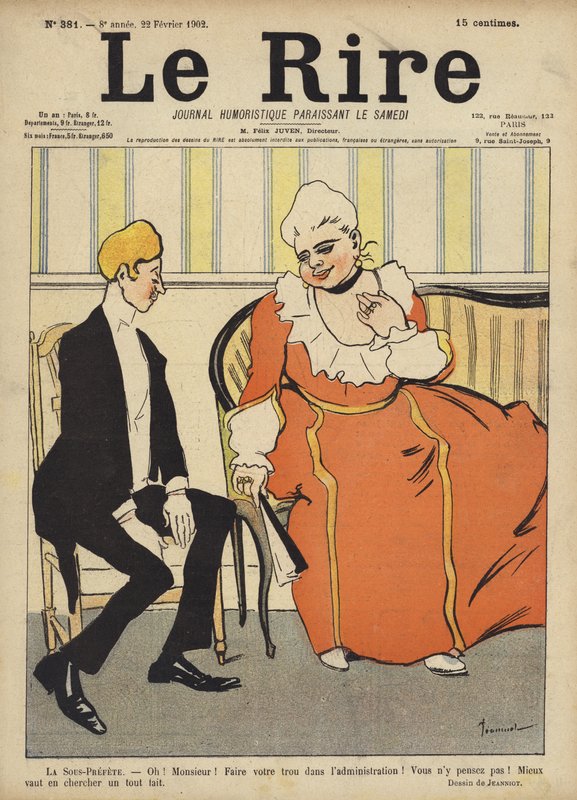 Ilustração para o riso de Pierre Georges Jeanniot