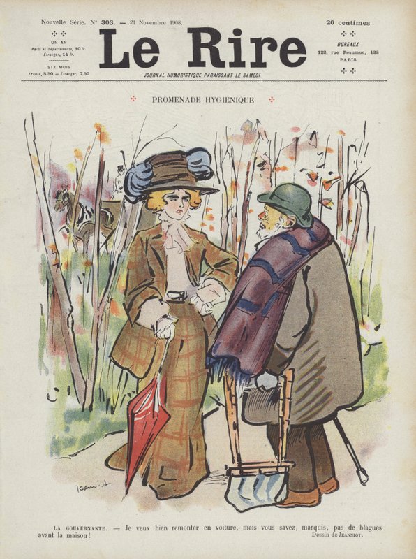 Ilustração para o riso de Pierre Georges Jeanniot