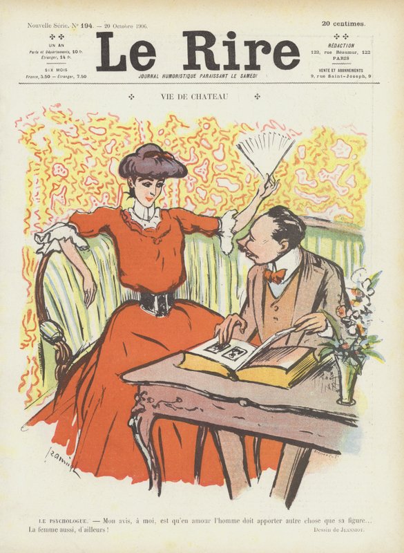 Ilustração para o riso de Pierre Georges Jeanniot