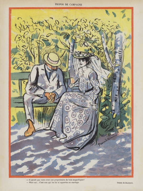 Ilustração para o riso de Pierre Georges Jeanniot