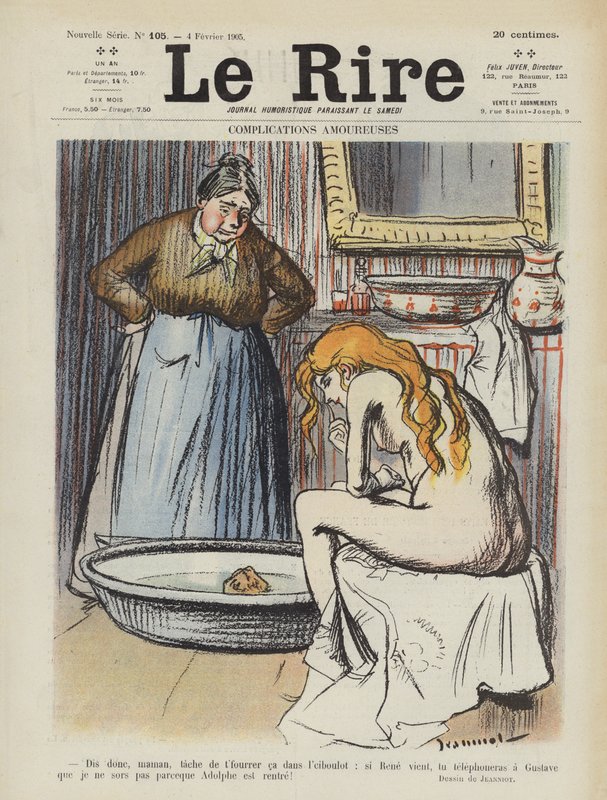 Ilustração para o riso de Pierre Georges Jeanniot