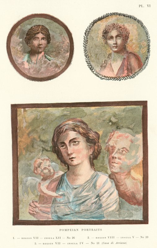 Retratos Pompânicos (cor litho) de Pierre Gusman