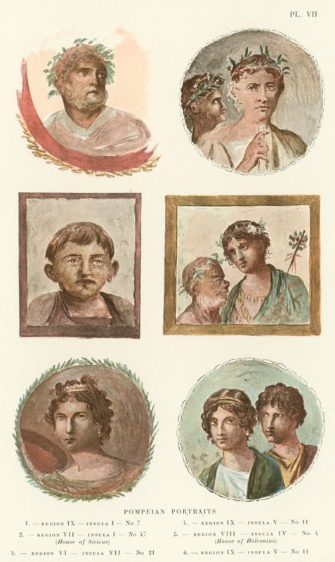 Retratos Pompânicos (cor litho) de Pierre Gusman