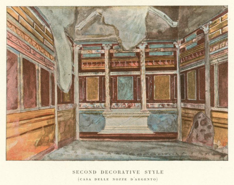 Segundo Estilo Decorativo, Casa de Casamento Prata (cor litho) de Pierre Gusman