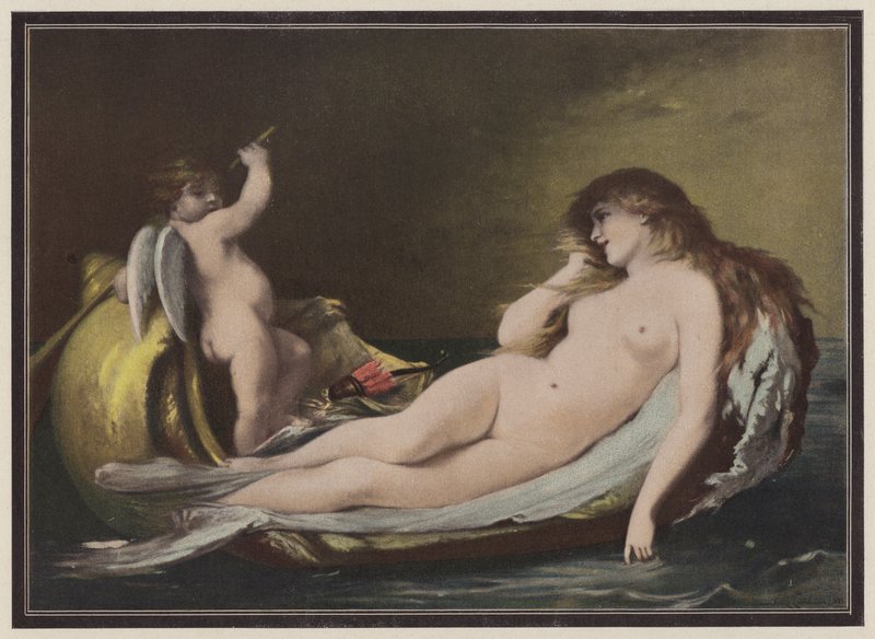 O amor do piloto (cor litho) de Pierre Oliver Joseph Coomans