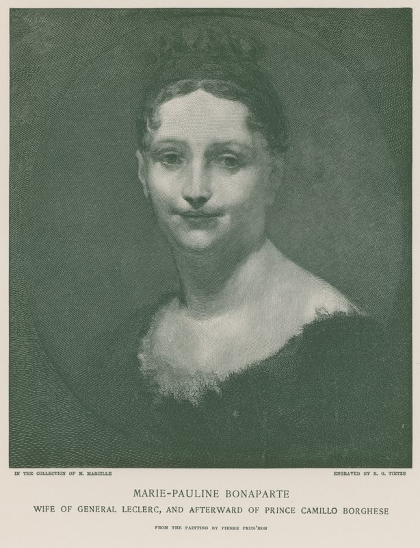 Marie-Pauline Bonaparte de Pierre Paul Prudhon