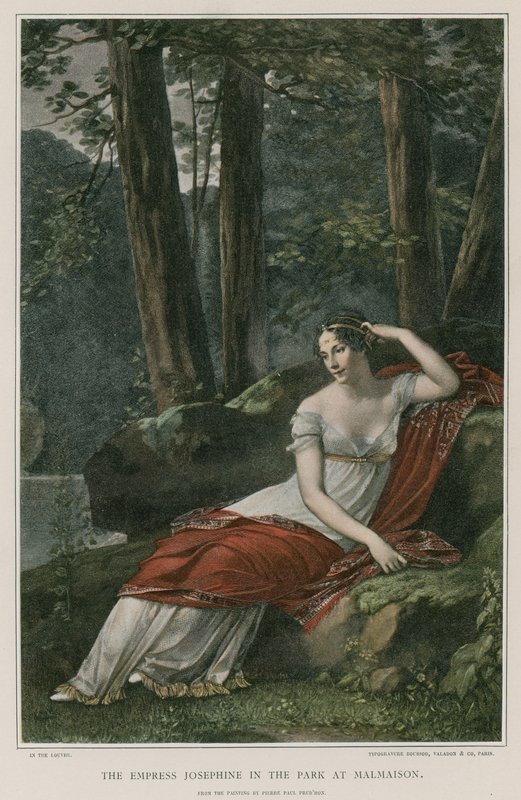 A Imperatriz Josefina no parque de Malmaison de Pierre Paul Prudhon
