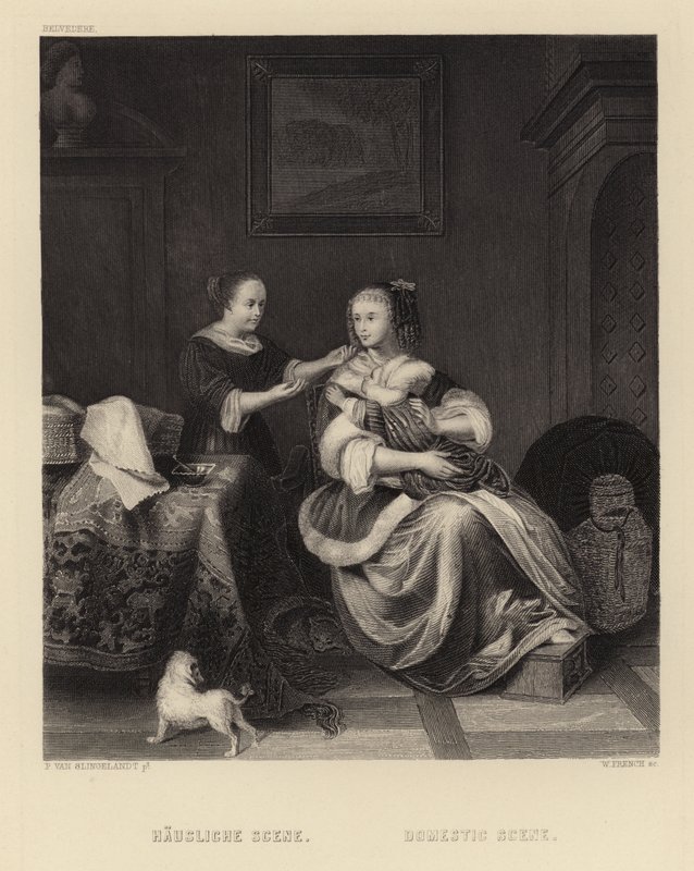 Cena doméstica de Pieter Cornelisz van Slingelandt