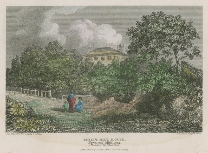 Casa da Colina da Criança, Hampstead, Middlesex de Pieter Jansz. Quast