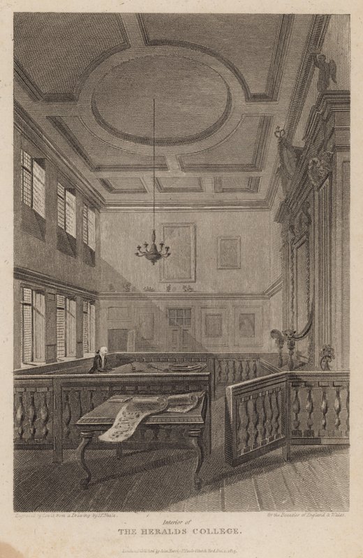 Interior da faculdade de Arautos de Pieter Jansz. Quast