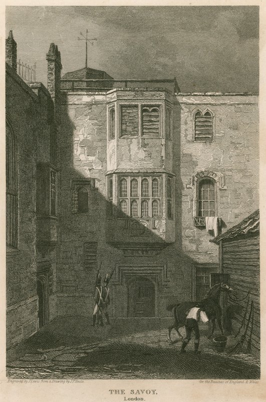 A prisão de Savoy, em Londres de Pieter Jansz. Quast