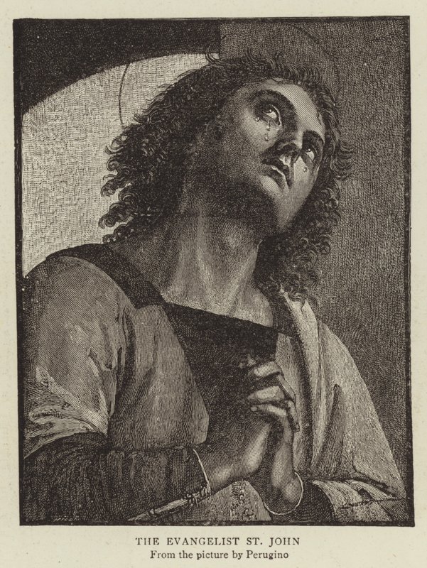 O evangelista São João de Pietro Perugino