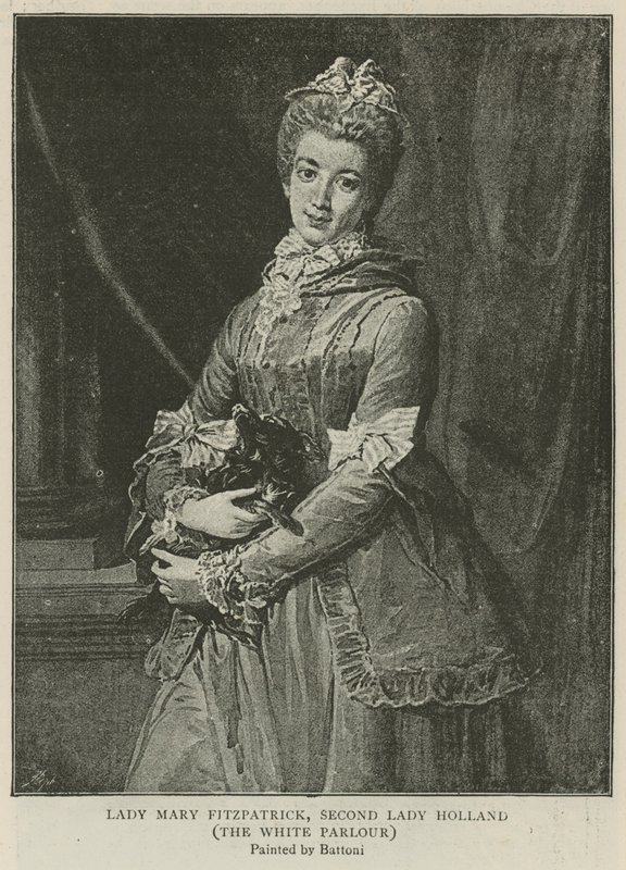 Lady Mary Fitzpatrick, segunda-dama da Holanda de Pompeo Girolamo Batoni