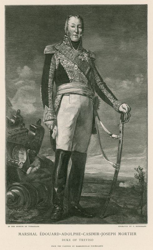 Marechal Edouard Adolphe Casimiro Joseph Mortier de Ponce Camus. Marie Nicholas