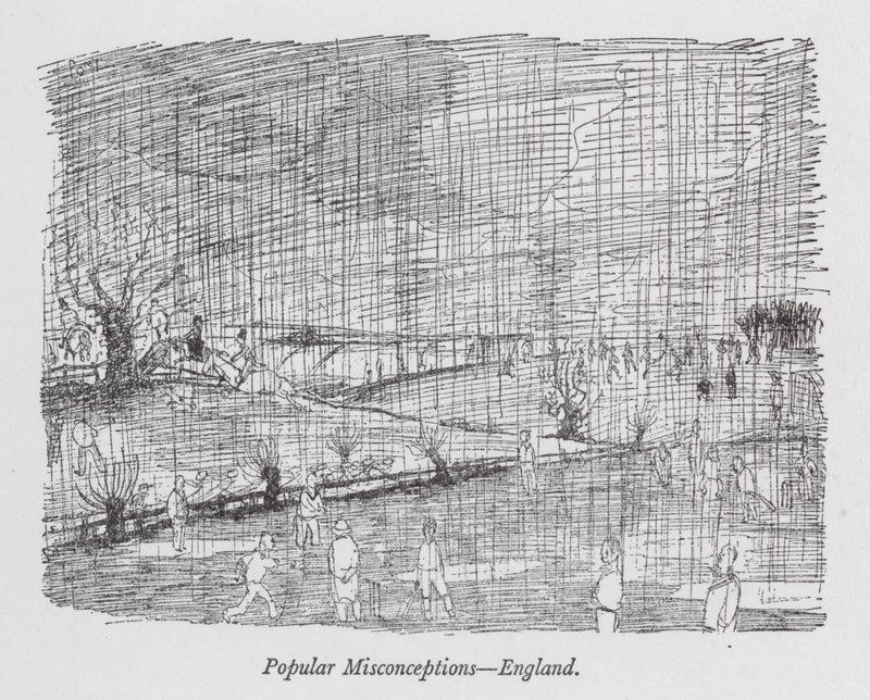 Popular Misconceptions, Inglaterra (litografia) de Pont (1908 40)