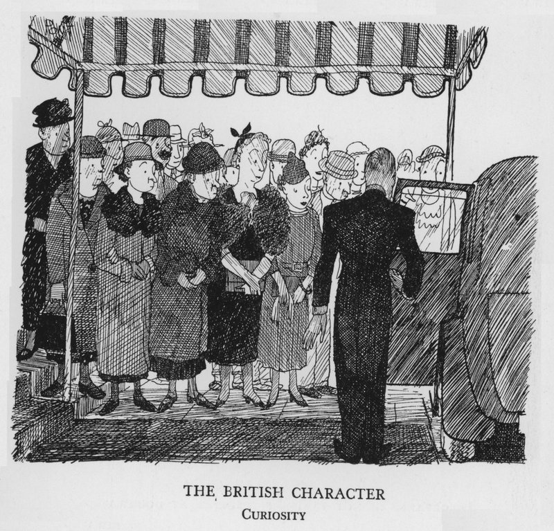 O Personagem Britânico, Curiosidade (litho) de Pont
