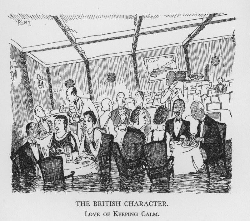 The British Character, Love of Keeping Calming (Litho) de Pont