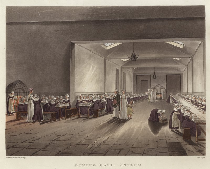 Sala de jantar de Pugin and Rowlandson