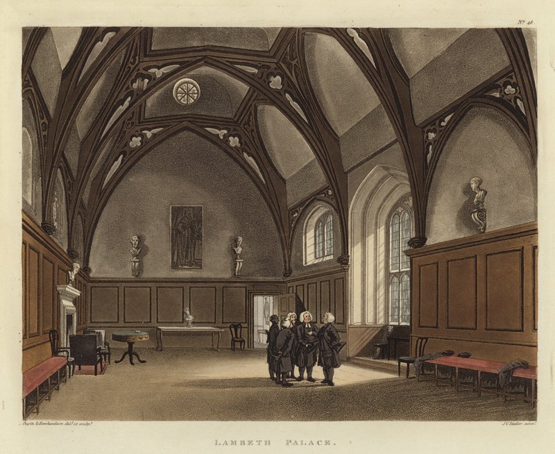 Palácio de Lambeth de Pugin and Rowlandson
