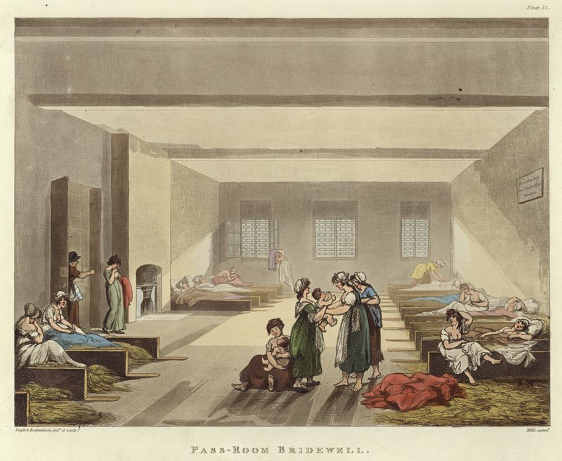 Passar rooom roidewell de Pugin and Rowlandson