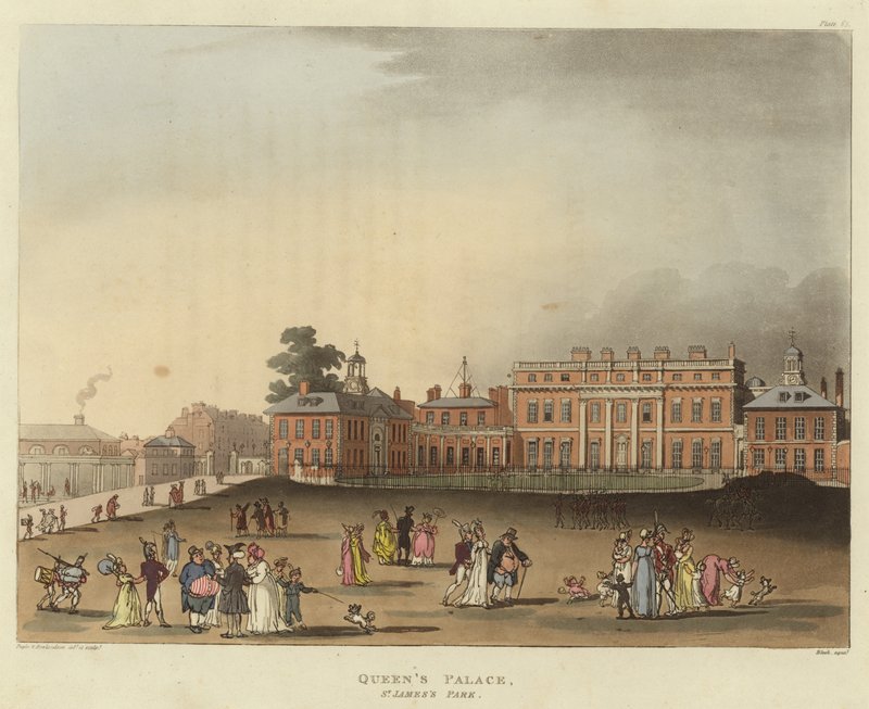 Palácio da Rainha de Pugin and Rowlandson