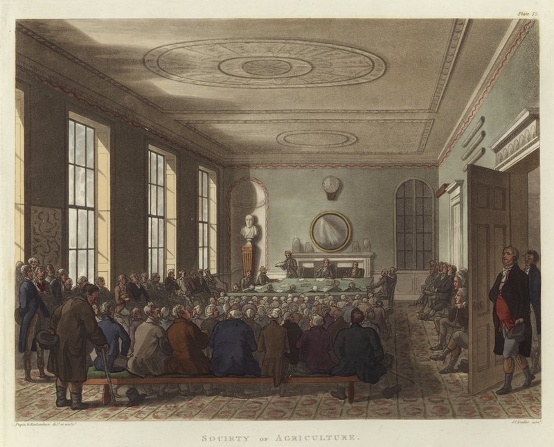Sociedade da Agricultura de Pugin and Rowlandson