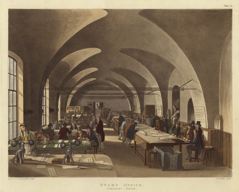 Escritório de selos de Pugin and Rowlandson