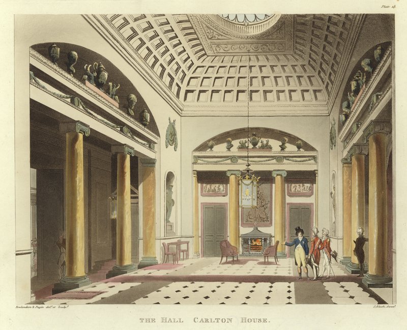 O Salão de Pugin and Rowlandson