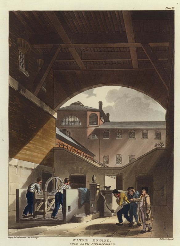 Motor de água de Pugin and Rowlandson