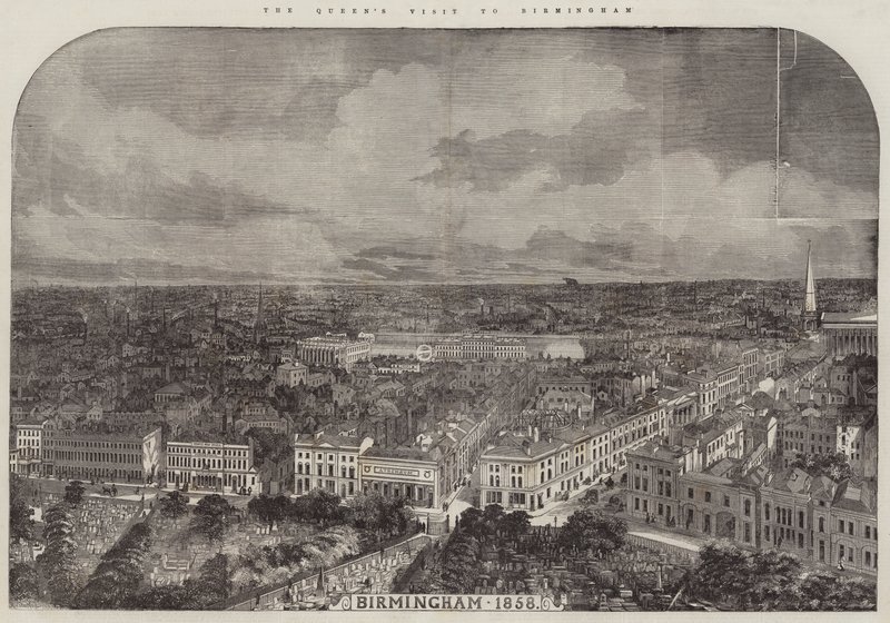 A visita da rainha a Birmingham de R. Dudley