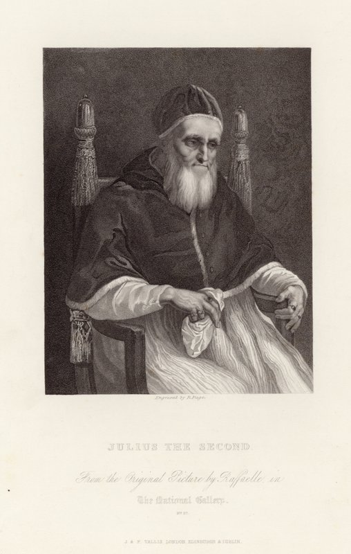 Julius o segundo de Raffaello Sanzio Raphael