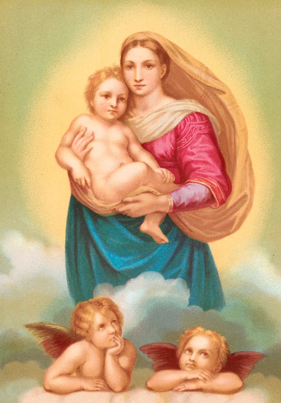 Madonna Sistina de Raffaello Sanzio Raphael