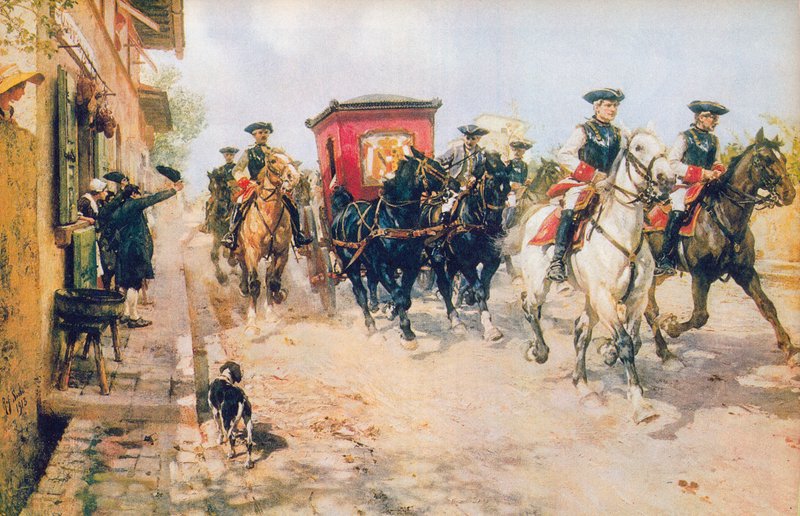 Promenade do Grão-Duque Pietro Leopoldo de Raffaello Sorbi