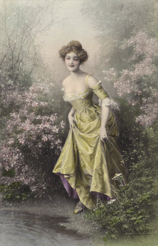 Menina em amarelo de Raimund Ritter Von Brennerstein Wichera