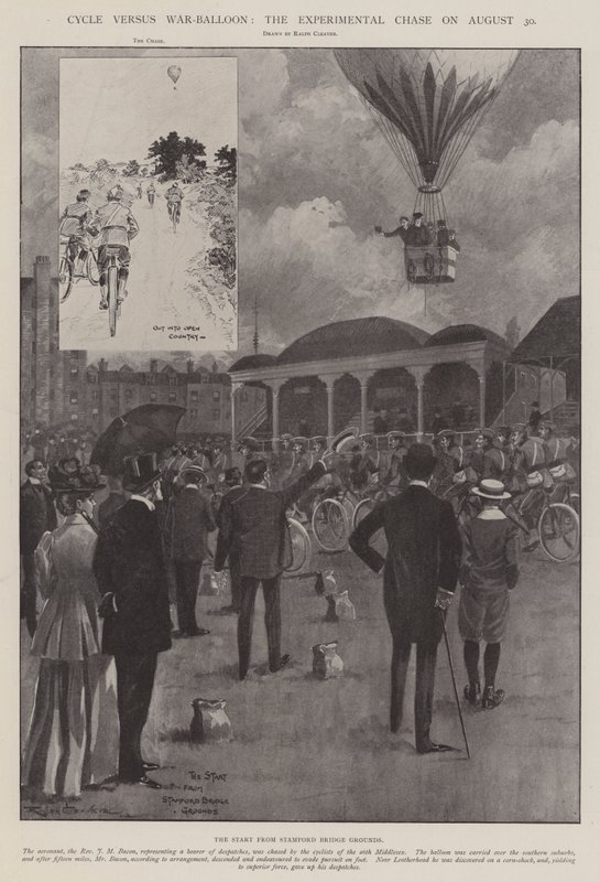 Ciclo contra War-Balloon, a perseguição experimental em 30 de agosto de Ralph Cleaver
