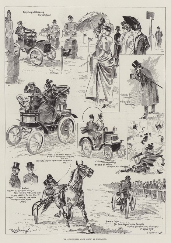 O Automobile Club Show em Richmond de Ralph Cleaver