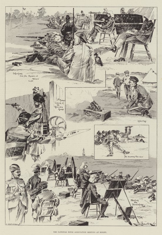 Reunião da Associação Nacional do Rifle em Bisley de Ralph Cleaver