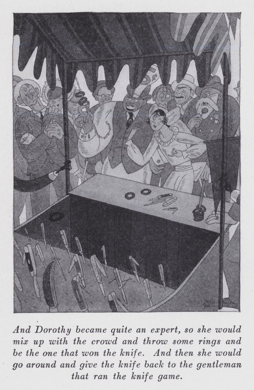 Ilustração para "But Gentlemen Marry Brunettes" de Anita Loos (litho) de Ralph Barton